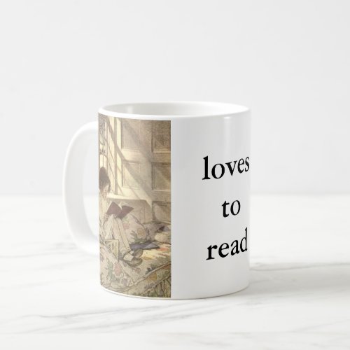 Loves to Read Coffee Mug