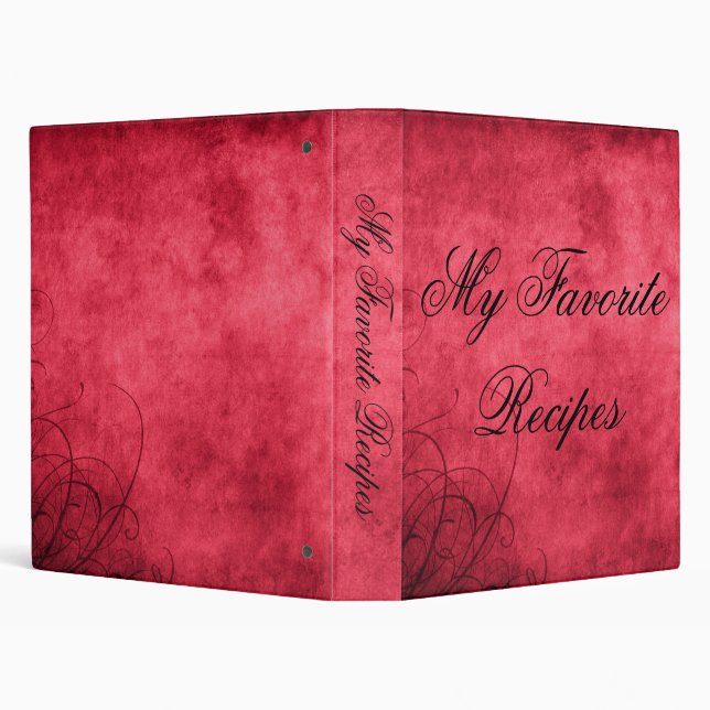 Love's Twilight Recipe Album 3 Ring Binder (Background)