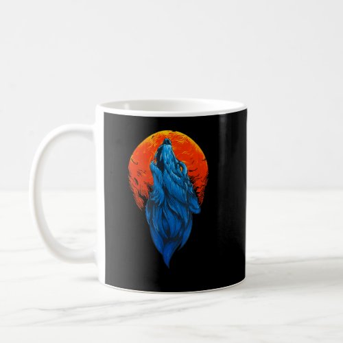 Loves Wolves wolf Face 3  Coffee Mug