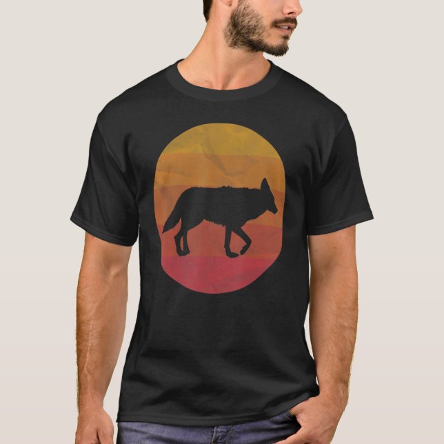 Loves Wolves wolf Face 3 T-Shirt (Front)