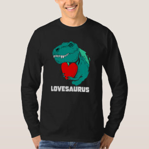 Lovesaurus For Toddler Boys Valentines Day N rex D T-Shirt