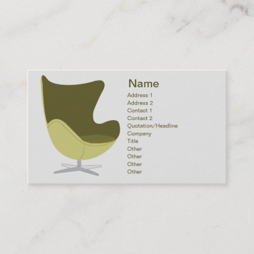 Customizable Loveseat - Business Business Cards