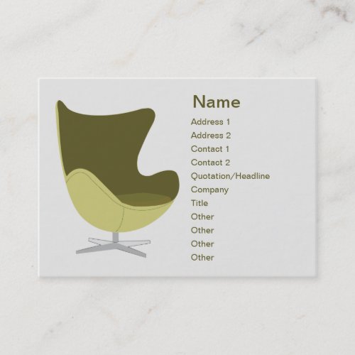 Loveseat - Chubby Business Card Templates