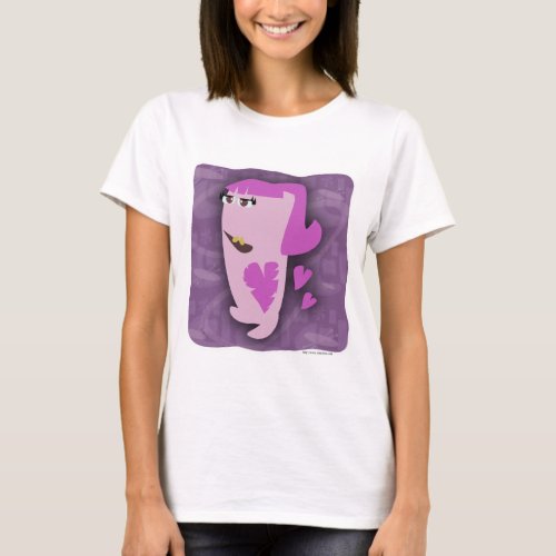 Lovesick Girl Teen Monster Cartoon  Illustration T_Shirt