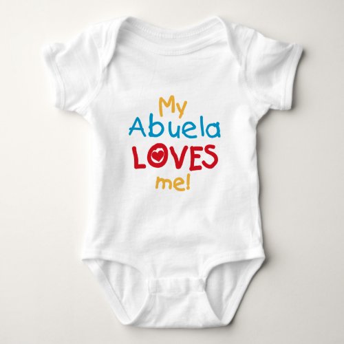 LOVESMEabuela Baby Bodysuit