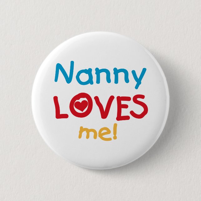 LOVESMEnanny Pinback Button (Front)