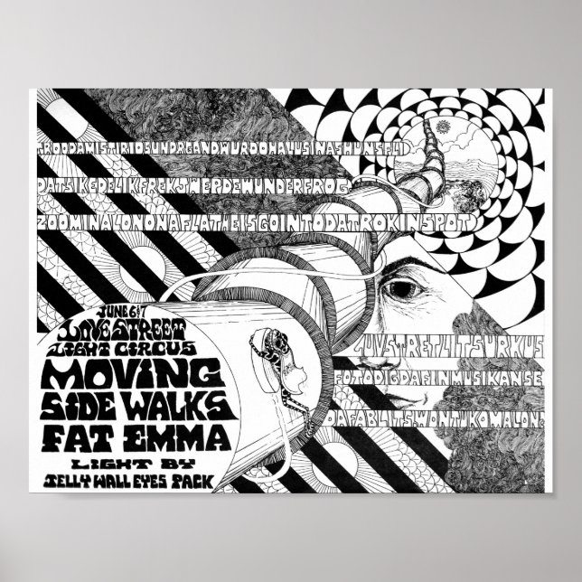 LoveStreetLightCircusflyer Jun6&7'69 Poster (Front)