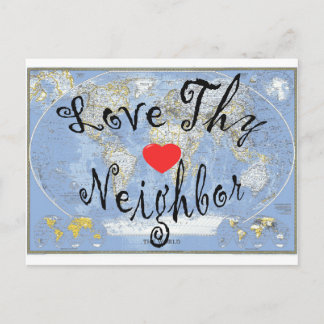 LoveThyNeighbor Postcard