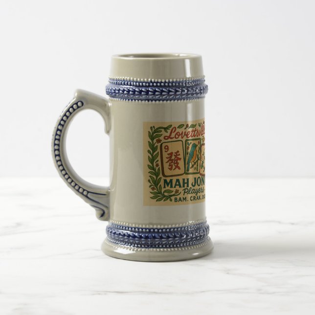 Lovettsville Mah Jongg Stein (Left)