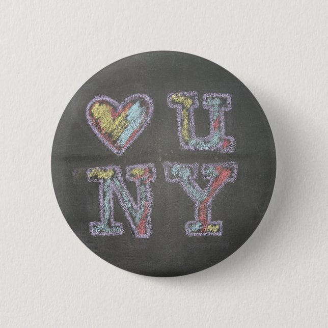 loveuny pinback button (Front)