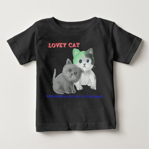 Lovey cat  baby T_Shirt