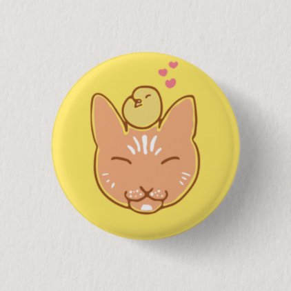 lovey cat button