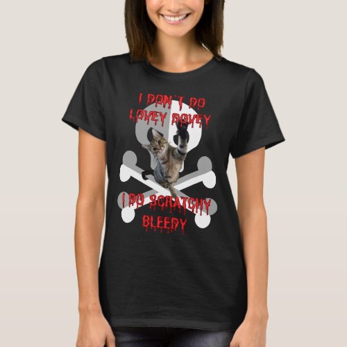 Lovey Dovey Funny Cat T_Shirt