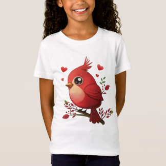 Lovey-Dovey Red Cardinal T-Shirt