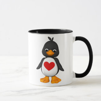 Lovey The Penguin Mug Gilliand Graphics Logo