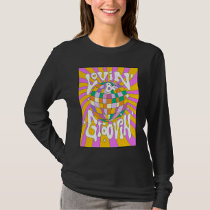 Lovin and Groovin 70s 80s Disco Ball Party Groovy T-Shirt