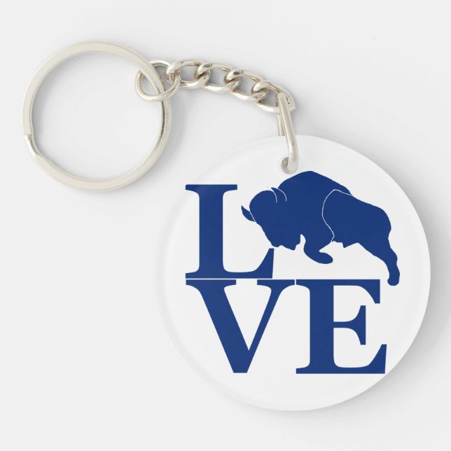 Lovin' Buffalo Keychain (Front)