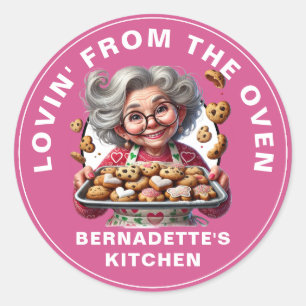 Lovin' From the Oven Classic Round Sticker