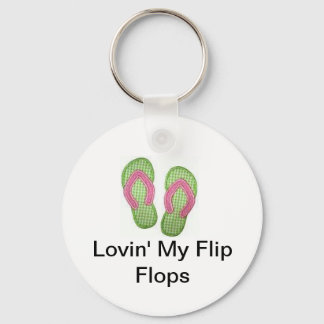 Lovin' My Flip Flops Keychain