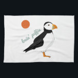 Lovin Puffin Kitchen Towel<br><div class="desc">We love puffins because they remind us of our infant selves.</div>