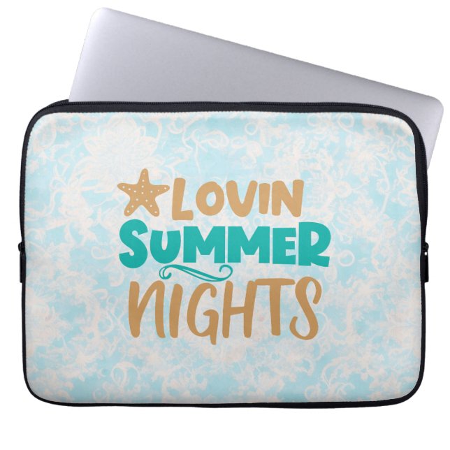 Lovin Summer Nights: Embracing Warm Evenings Magic Laptop Sleeve (Front)