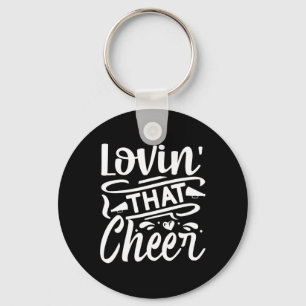 Lovin That Cheer Cheerleader Keychain