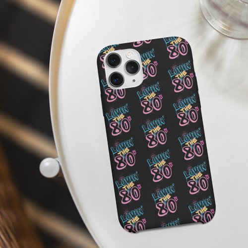 Lovin the 80s Graffiti Text Barely There iPhone 12 Case