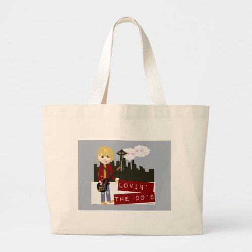 Lovin the Nineties Large Tote Bag