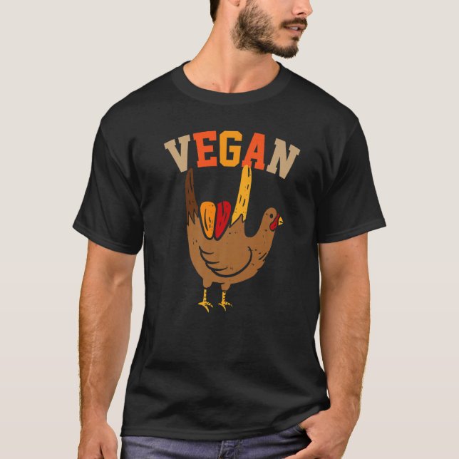 Lovin Vegans  Gobble 'Til You Wobble  Feast Mode T-Shirt (Front)