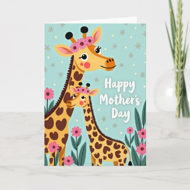 Loving Animal Family Card (Front)