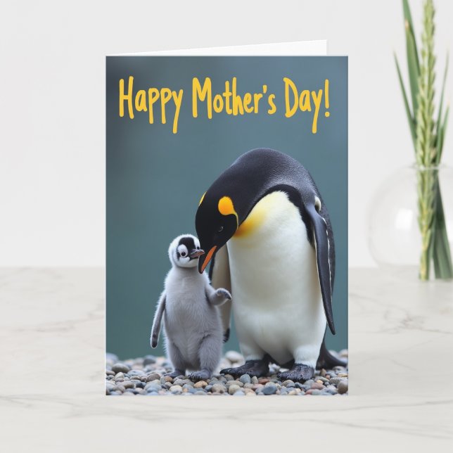 Loving Aquatic Bird Mothers Day Card (Front)
