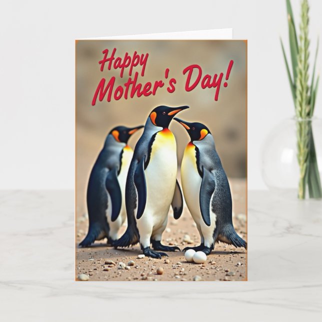 Loving Aquatic Birds Mothers Day Card (Front)