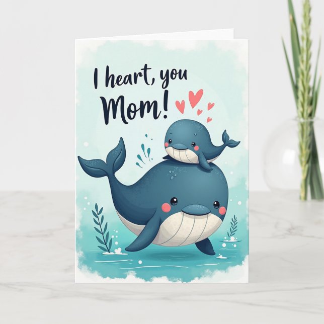Loving Aquatic Family Day Card (Front)