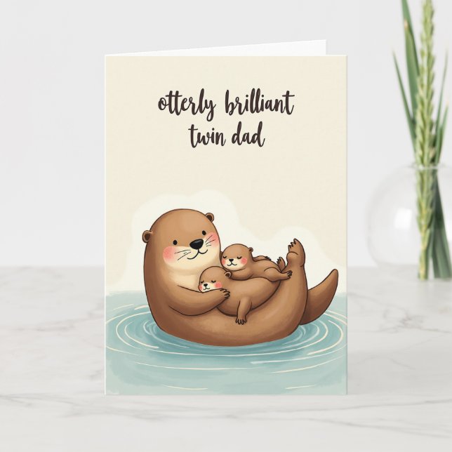 Loving Aquatic Fathers Day Card (Front)