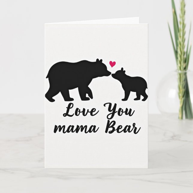 Loving Bear Family Card (Front)