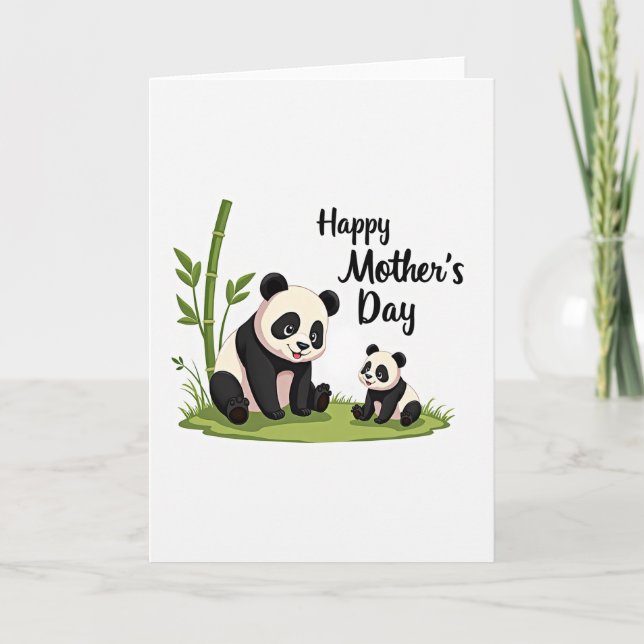 Loving Bear Family Day Card (Front)
