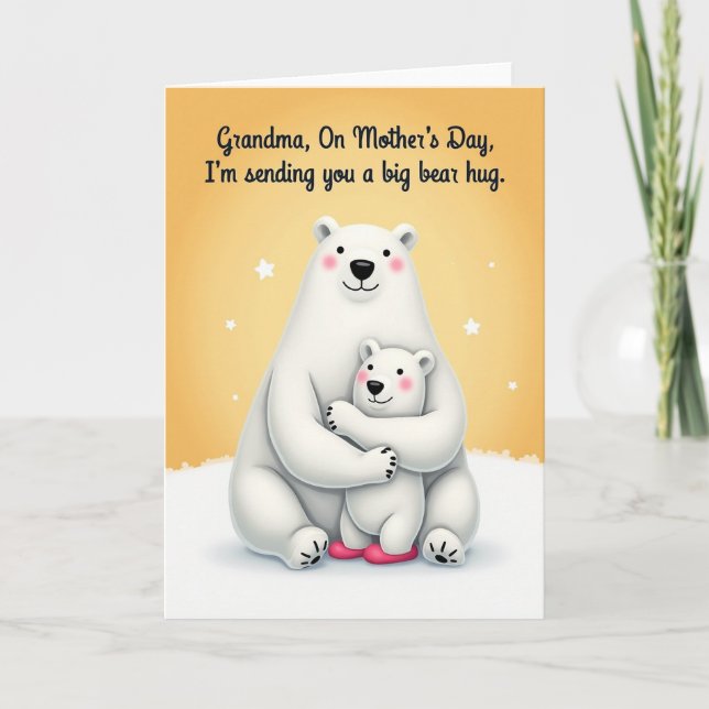 Loving Bear Family Moment Card (Front)