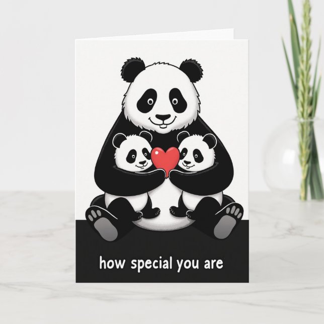 Loving Bear Family Mothers Day Card (Front)