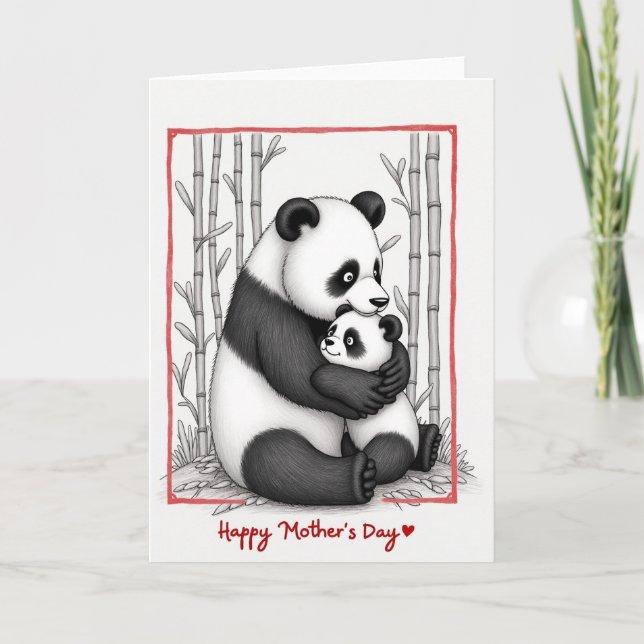 Loving Bear Mother Day Card (Front)