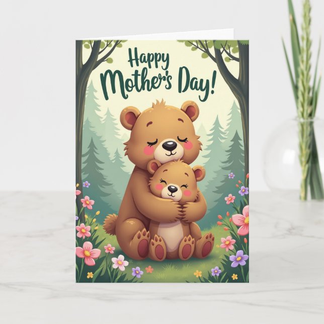 Loving Bear Mothers Day Card (Front)