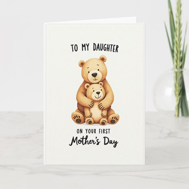 Loving Bears Mothers Day Card (Front)