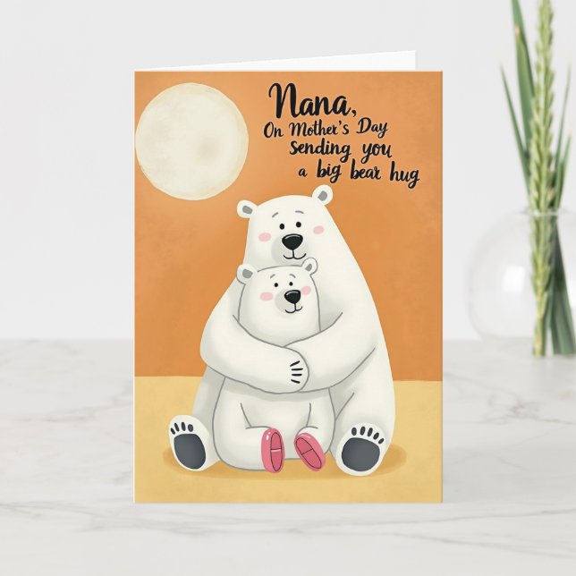 Loving Bears Mothers Day Wish Card (Front)