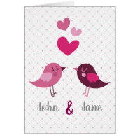 Loving Birds Valentines Day Cards