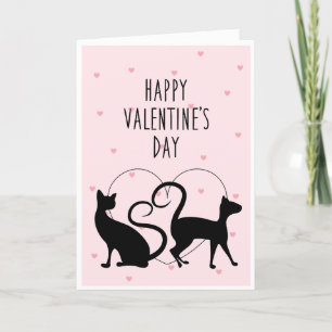 Loving Cats Valentine's Day Card