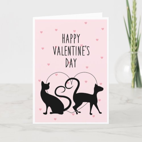 Loving Cats Valentines Day Card