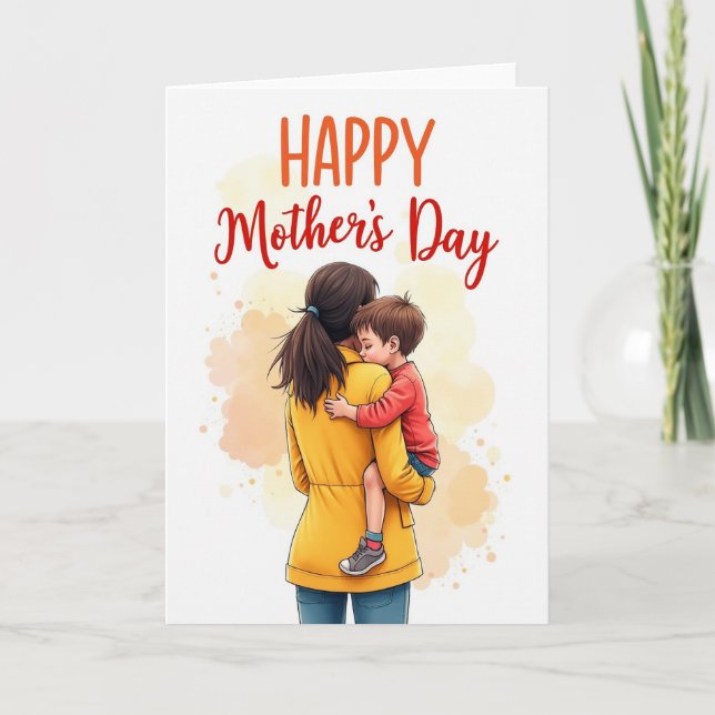 Loving Child Mothers Day Card (Front)