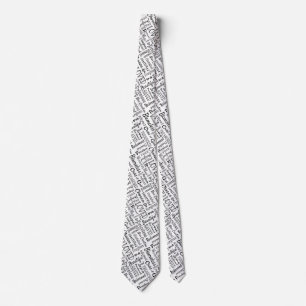 Loving Christian Words of Affirmation Neck Tie