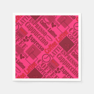 Loving coffee napkins