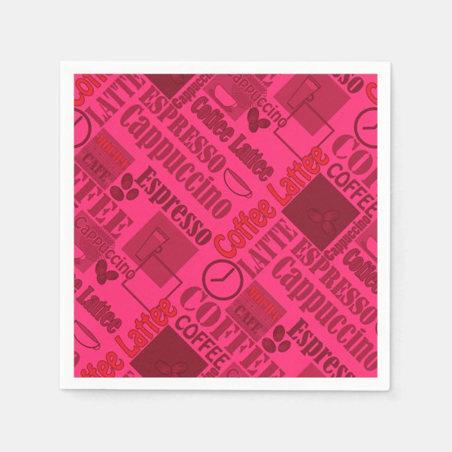 Loving coffee napkins (Front)