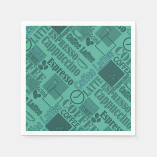 Loving coffee napkins